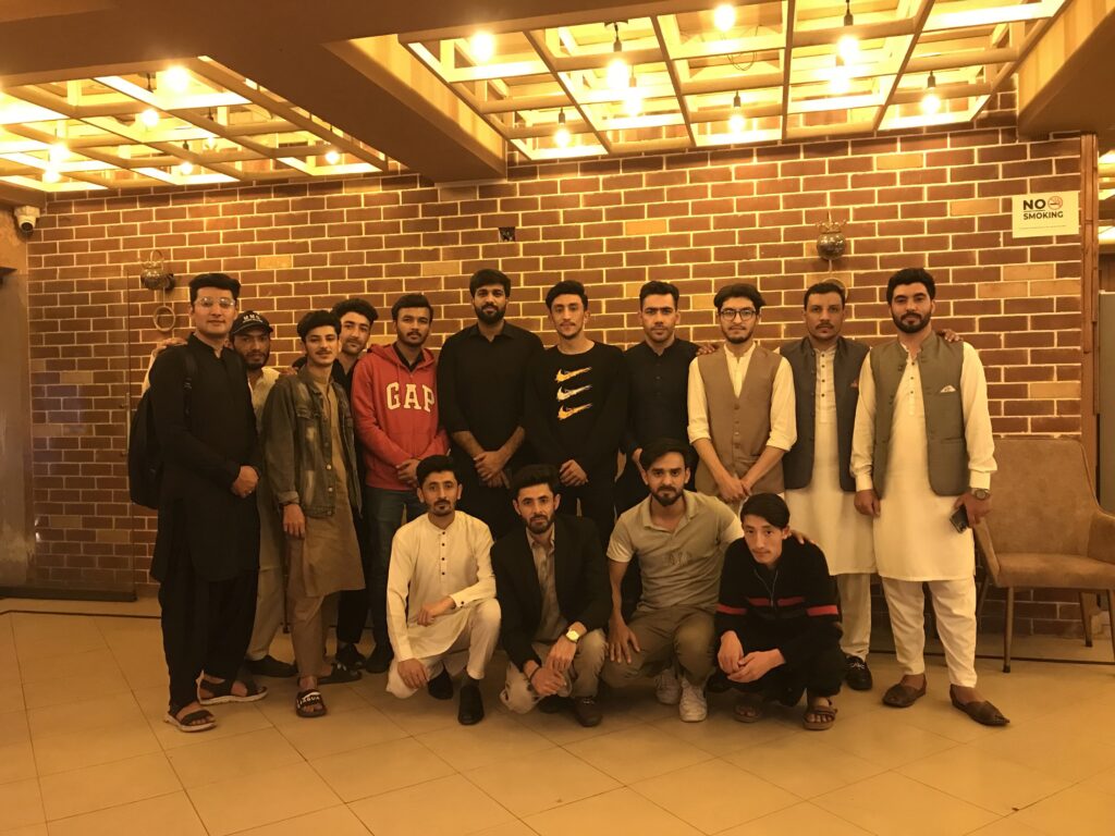 a memorable dinner with my GB students